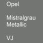 Preview: Opel, Mistralgrau Metallic, VJ.